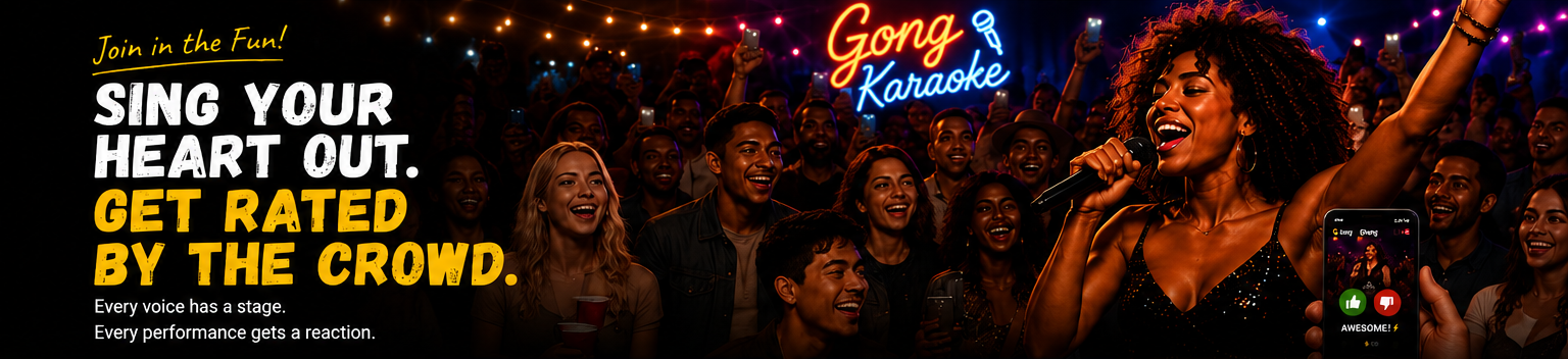 Sing your heart out. Get rated by the crowd.